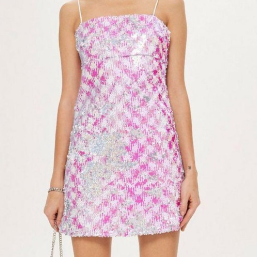 COPY - Sequin Pink TopShop Dress (new with tags)